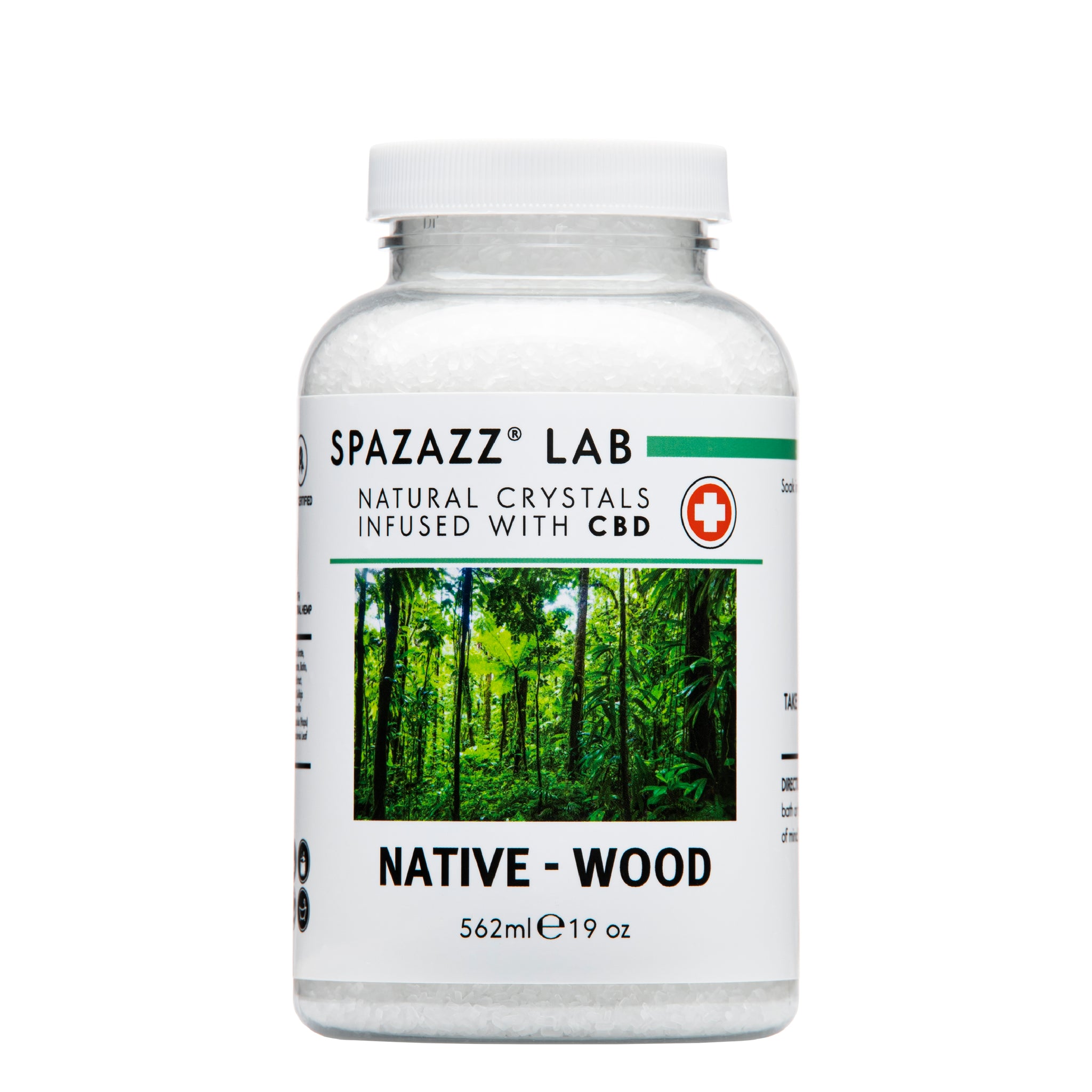 CBD Crystals - Lab Native - Wood - 19 oz Jar